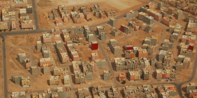 Neue Stadt in Marokko